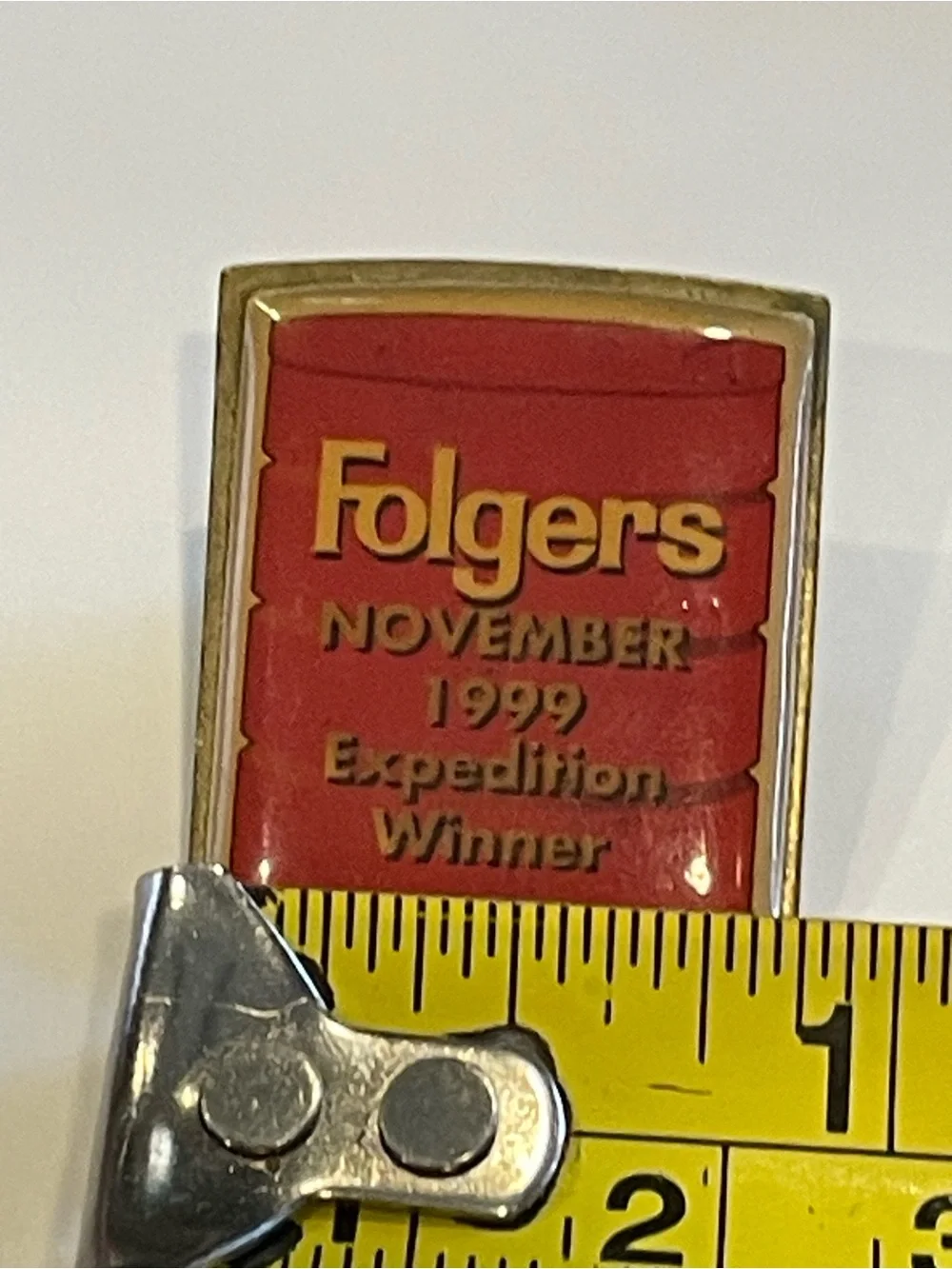 Vintage Folgers November 1999 Expedition Winner #0265